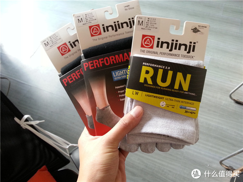 初试 injinji 五指袜