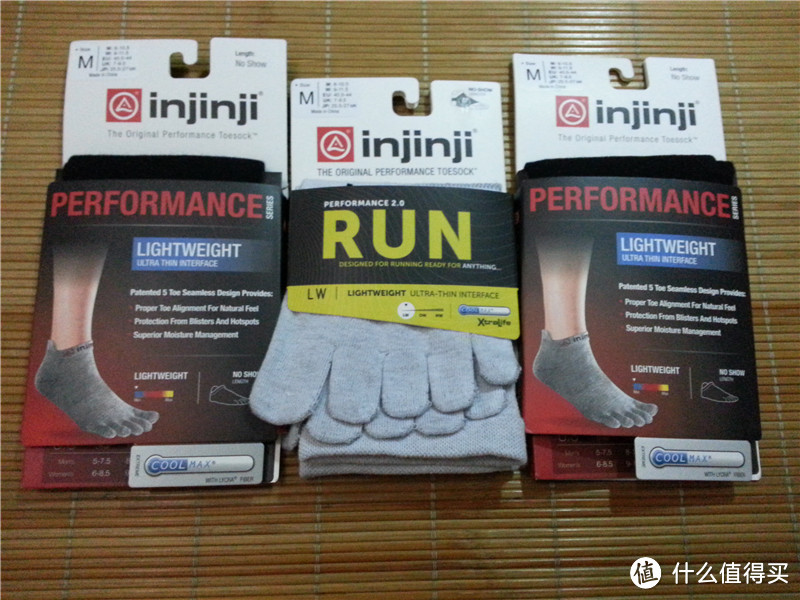 初试 injinji 五指袜