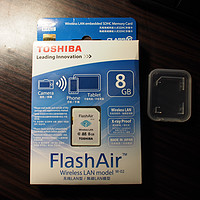 TOSHIBA 东芝 8GB FlashAir 无线局域网嵌入式 SDHC存储卡，E-PL5的最佳拍档