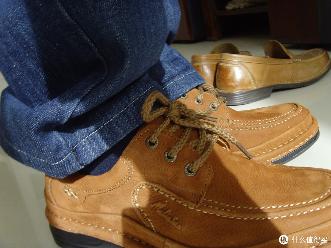 晒一晒国产纯手工皮鞋：木林森 系带真皮男鞋 MM68098