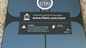 Fitbit Aria Wi-Fi 智能体重秤 开箱 + setup
