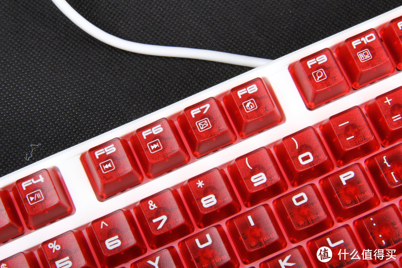 炫目的非背光机械键盘：BenQ 明基 天机镜彩色版 KX890 机械键盘