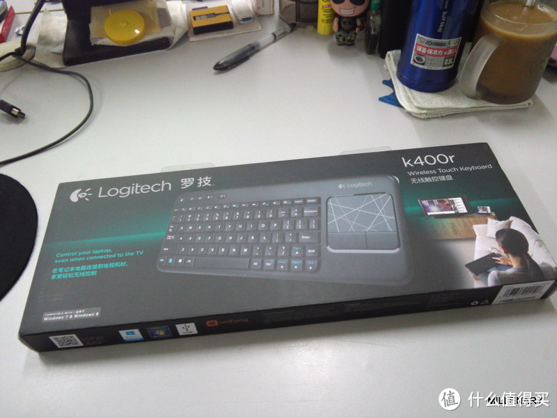 Logitech 罗技 K400r HTPC无线键盘 简单开箱