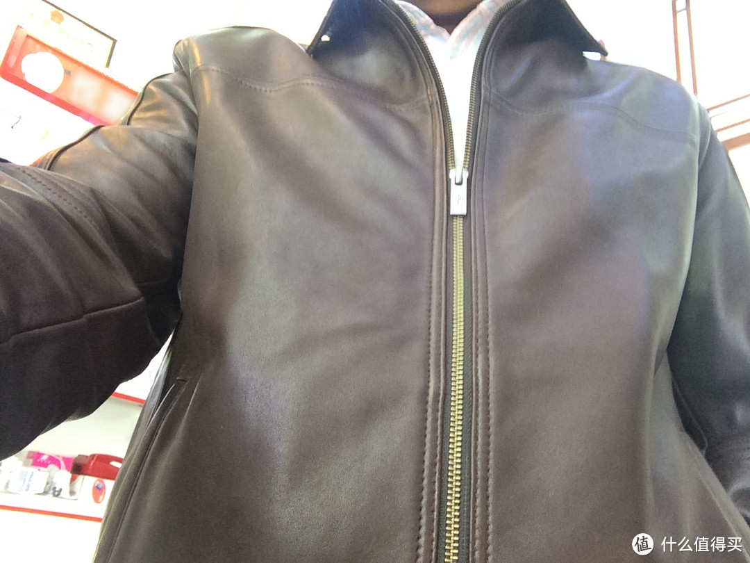 披上羊皮并不代表我是狼——Cole Haan Smooth Leather Jacket 羊羔皮 男款夹克