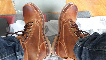 足下生辉！Rockport 乐步 Northfield Oxford 男士防水系带皮鞋 + Timberland 15551、15550 + Caterpillar 大黄靴