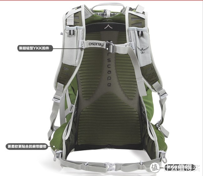 Osprey 专业户外多用途小型背包 魔爪11L 绿色M-L 究竟能装多少？