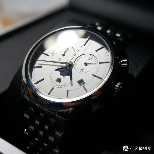 屌丝的月相情节：Maurice Lacroix 艾美 Les Classiques 典雅系列 LC1148-SS002-130 男款月相腕表