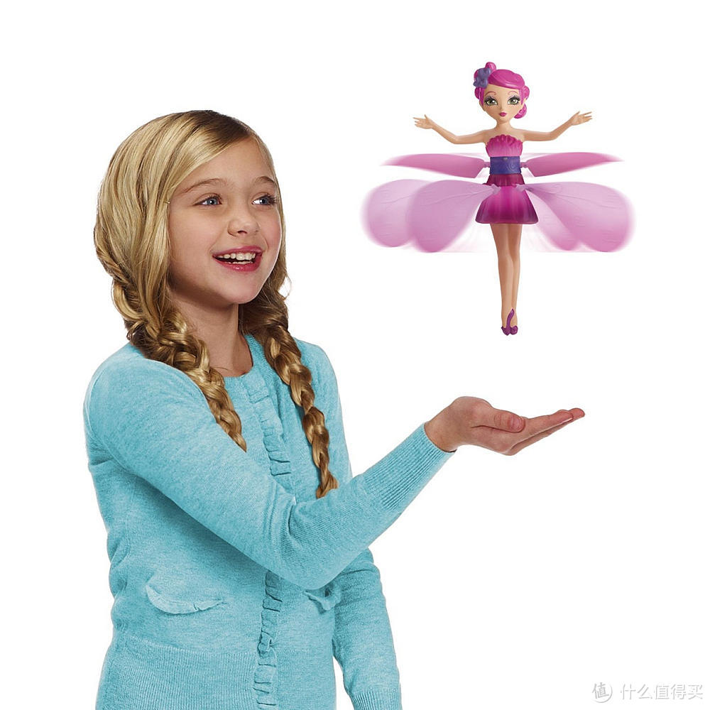 Flutterbye Flying Fairy Doll - Pink Flower 粉红花仙子 红外感应飞行玩具