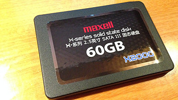 给老主机加速，Maxell 麦克赛尔 MX-SSD-X2000-60GB 2.5英寸 SSD 固态硬盘 小测