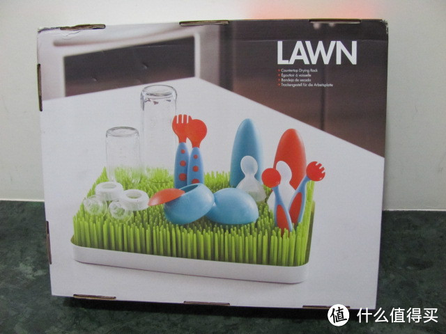 升级为奶爸！晒 Boon Lawn Countertop Drying Rack 恩草餐具晾干架