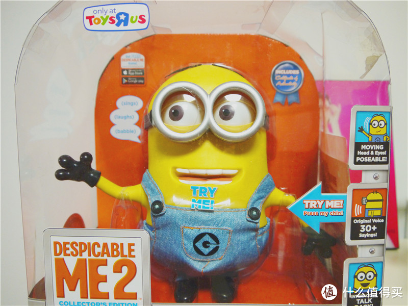 Despicable Me 2 卑鄙的我2 Talking Figure - Dave小黄人 珍藏版（ 9寸长）很萌很搞笑