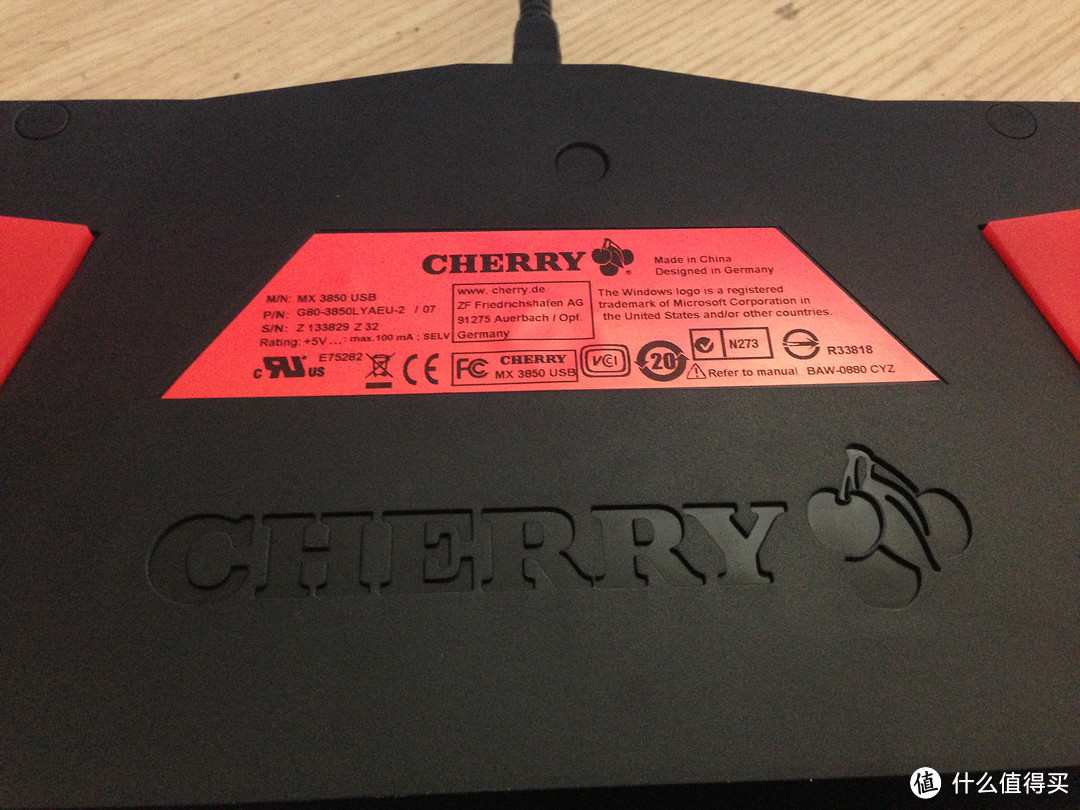 记我第二把机械键盘：Cherry 樱桃 MX-Board 3.0 黑色红轴 机械键盘