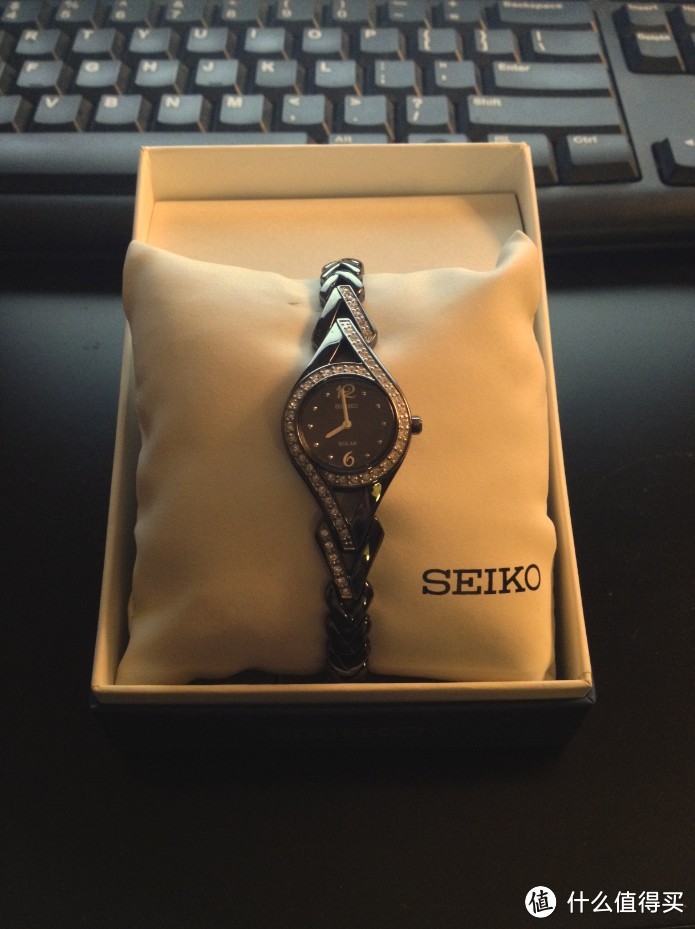 SEIKO 精工 SUP177 女款 太阳能 时装腕表