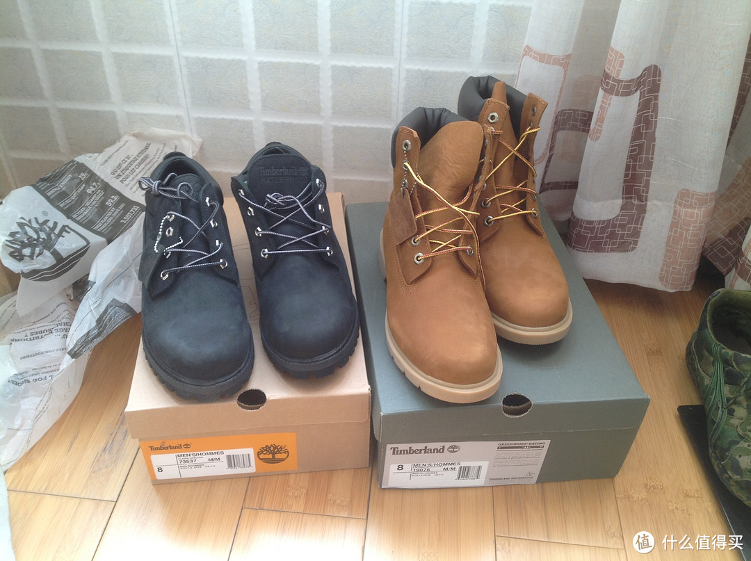 DS青年的第一次海淘：Timberland 天木兰 6-Inch 基础款工装靴 19076+ 73537 经典款低帮男靴