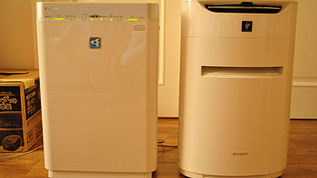 两款空气净化器简单对比：SHARP 夏普 KI-DX50-W 与 DAIKIN 大金 MCK57LMV2 