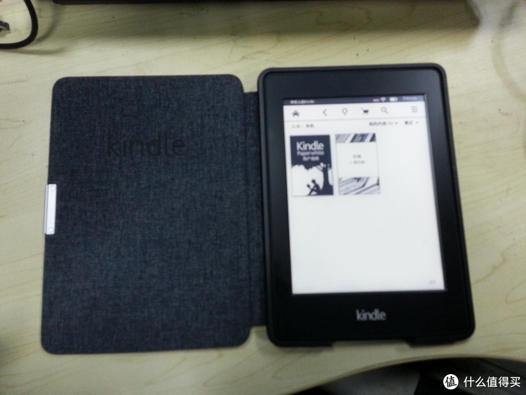 送给老爹的Kindle PaperWhite 国行二代 + 原装保护套