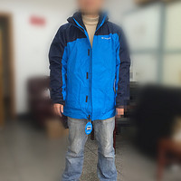 Columbia 哥伦比亚 Eager Air II Interchange Jacket 男款三合一冲锋衣 到手，尺码供大家参考