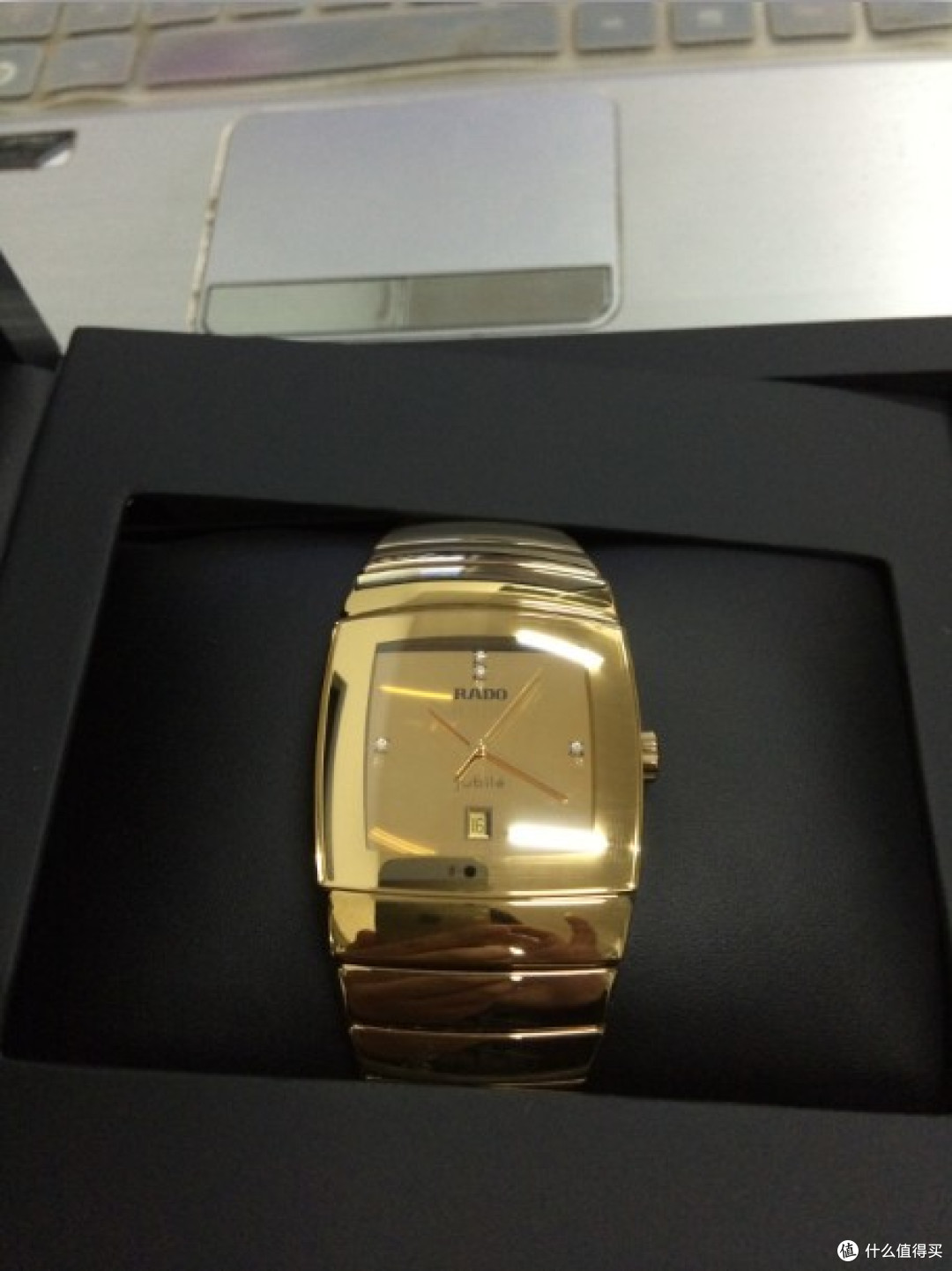 闪瞎眼的土豪金——Rado 雷达 Sintra Jubile R13774702 男士腕表