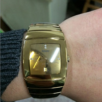 闪瞎眼的土豪金——Rado 雷达 Sintra Jubile R13774702 男士腕表