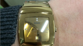 闪瞎眼的土豪金——Rado 雷达 Sintra Jubile R13774702 男士腕表