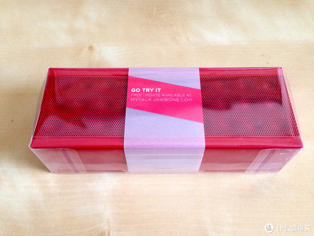 红色 Jawbone JAMBOX 蓝牙无线便携音箱 开箱简评