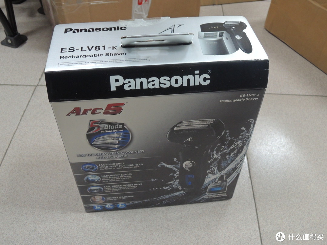 Panasonic 松下 ES-LV81-K 电动剃须刀 开箱尝鲜