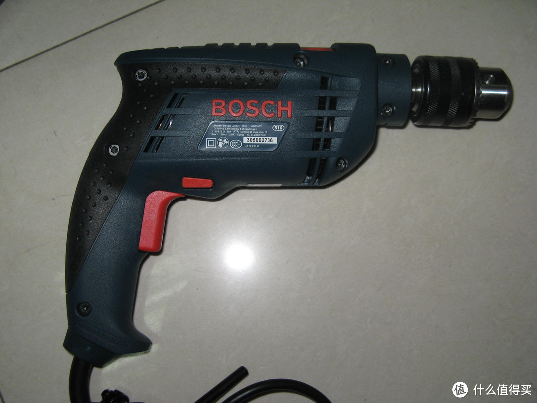 家装必备：BOSCH 博世 GSB600RE set 13毫米冲击钻套装