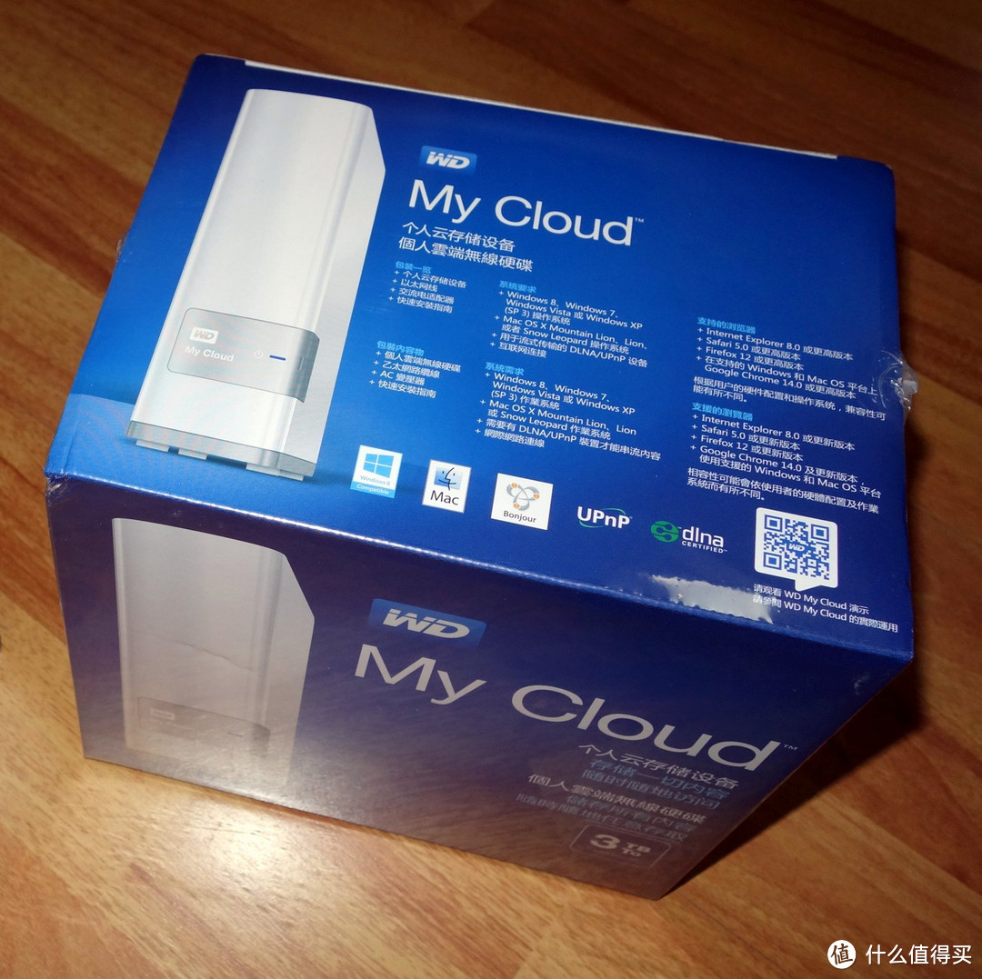 WD 西部数据 My Cloud 3.5英寸家庭网络硬盘 3TB（USB3.0、移动APP、红盘）