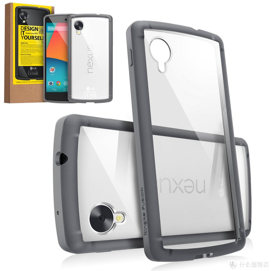 Google 谷歌 Nexus 5 Ringke保护套 & Spigen 高清贴膜 SGP10559