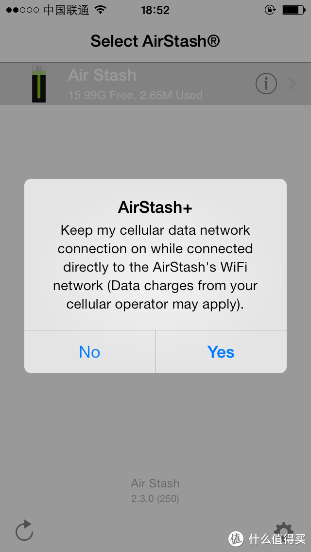 可以在浏览Air Stash的同时用3G