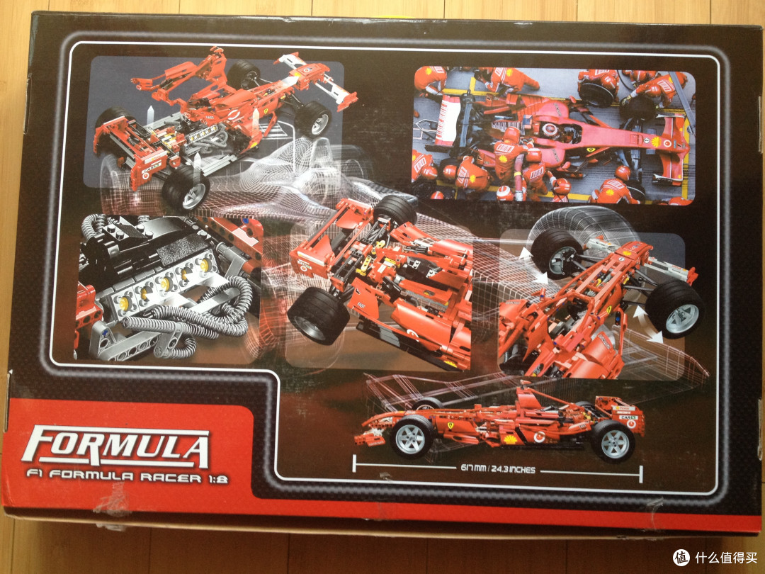 德高3335 1:8 f1赛车 实际拼装体验_积木拼插_什么值得买