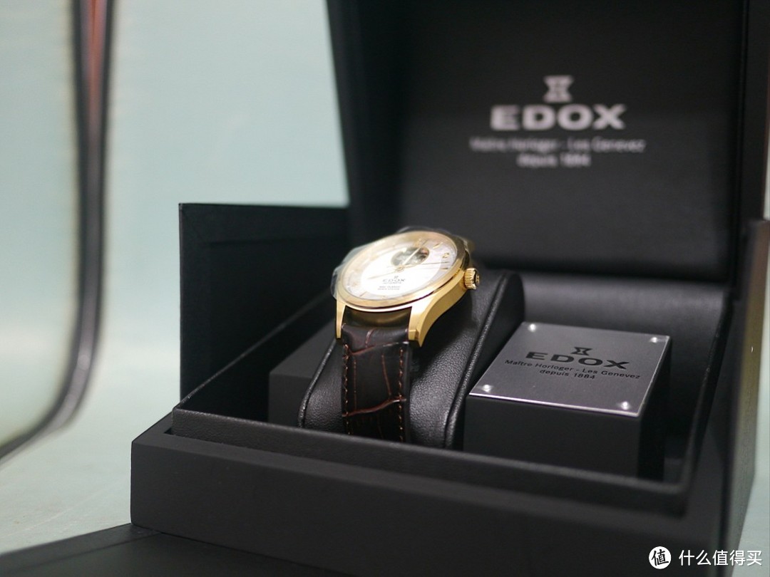 又见土豪金：EDOX 依度 WRC Classic 系列 男款机械腕表85015-37J-AID