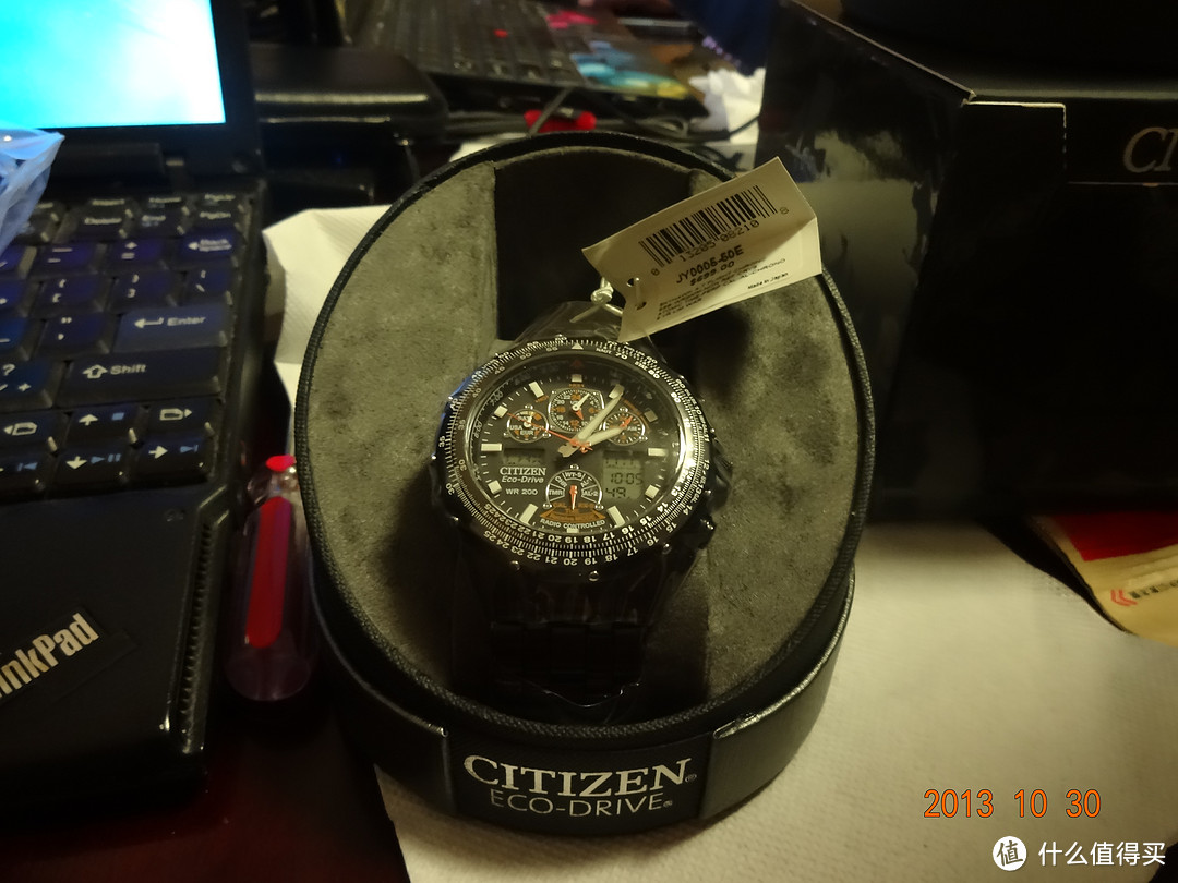 Citizen 西铁城 Skyhawk 超级空中之鹰 JY0005-50E 男款腕表，老黄瓜也来刷绿漆