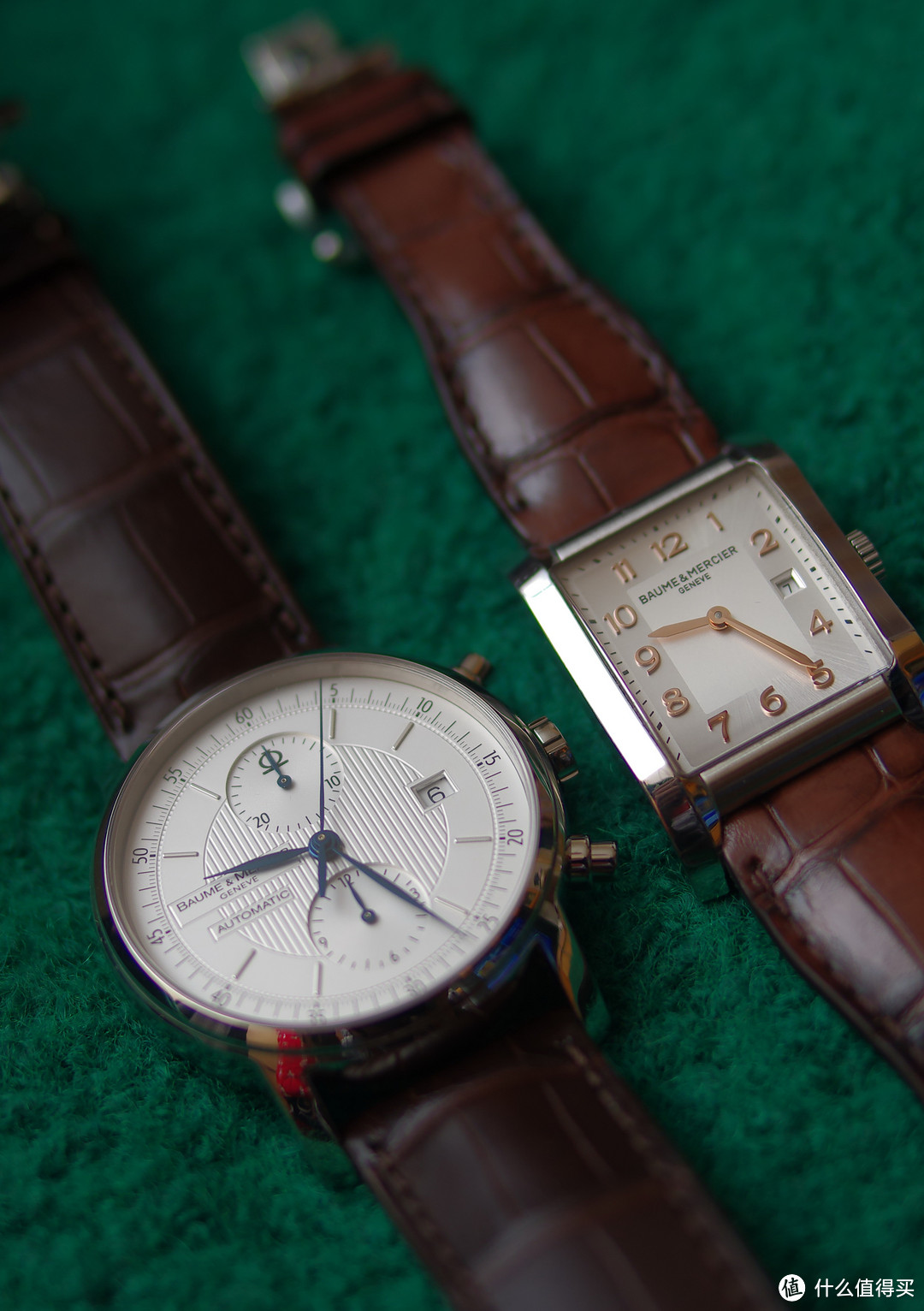 Baume & Mercier 名士 Classima 克莱斯麦系列 男款腕表 8692 + Hampton 女表 MOA10081