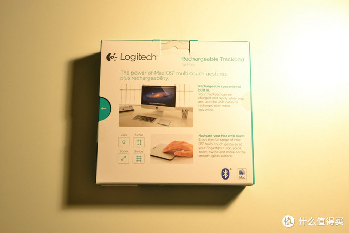 Logitech 罗技 Mac版 无线可充电触控板 T651