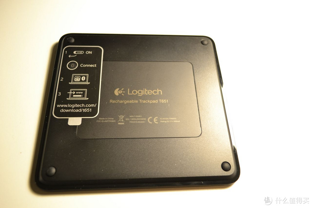 Logitech 罗技 Mac版 无线可充电触控板 T651
