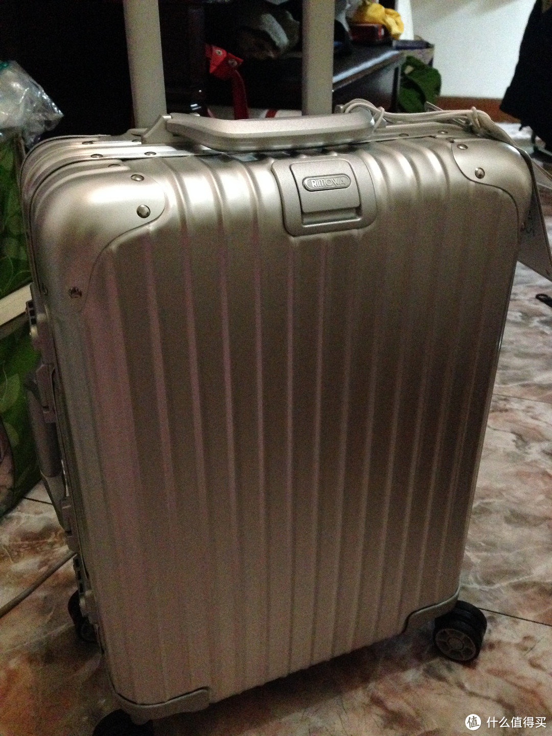 德国直邮 RIMOWA 日默瓦 Topas Multiwheel Cabin IATA Trolley 52 silber​ 旅行箱