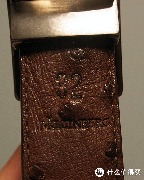 小众皮具：w.Kleinberg 双面银扣鸵鸟皮皮带