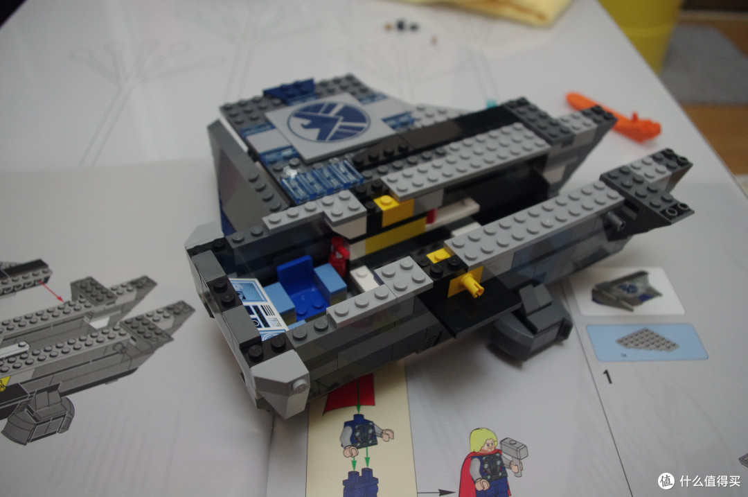 说好的 lego 乐高 6869 超级英雄系列 quinjet 复仇者联盟 昆式喷射机