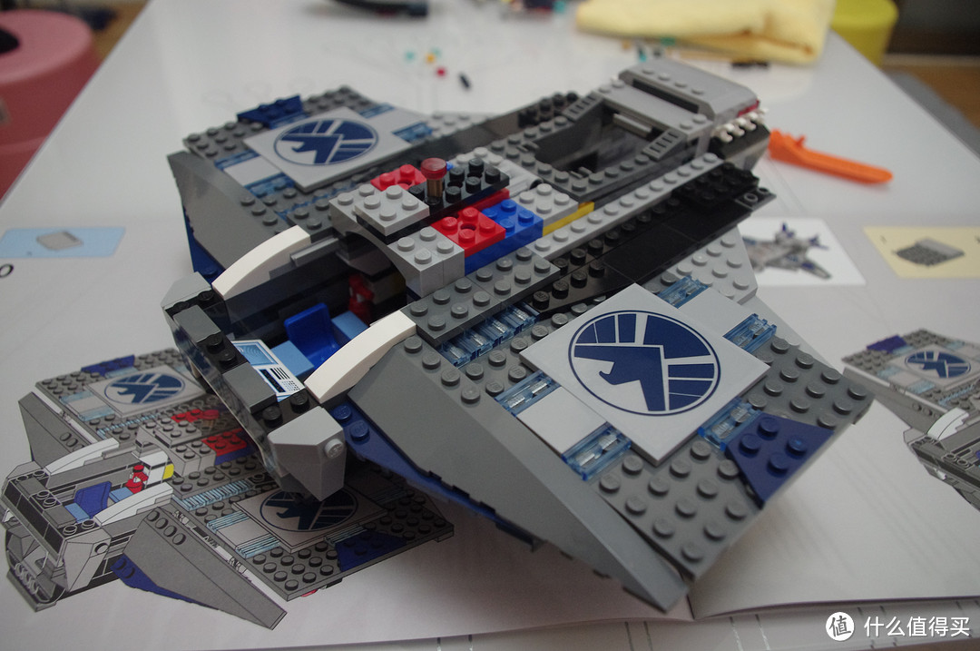 说好的 LEGO 乐高 6869 超级英雄系列 Quinjet 复仇者联盟 昆式喷射机大空战