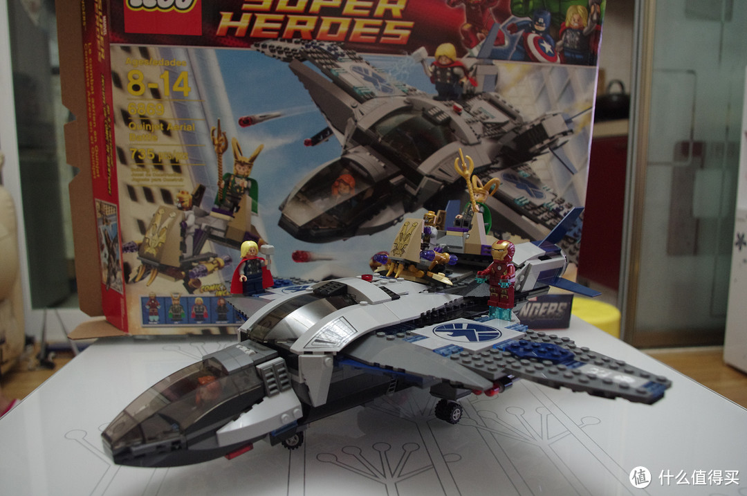 说好的 LEGO 乐高 6869 超级英雄系列 Quinjet 复仇者联盟 昆式喷射机大空战