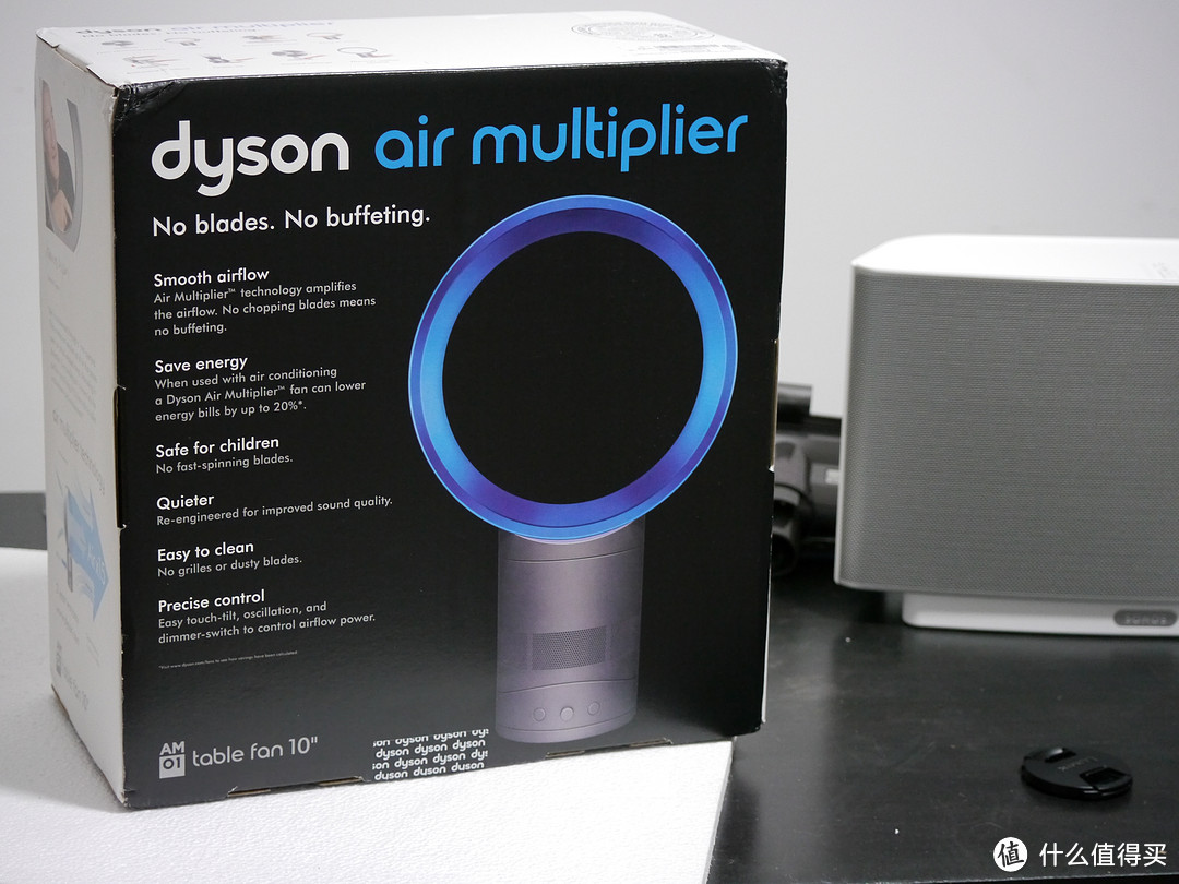 Dyson 戴森 AM01 经典 无叶电风扇 + Digital Slim 手持式吸尘器 DC44，与DC35简单比较