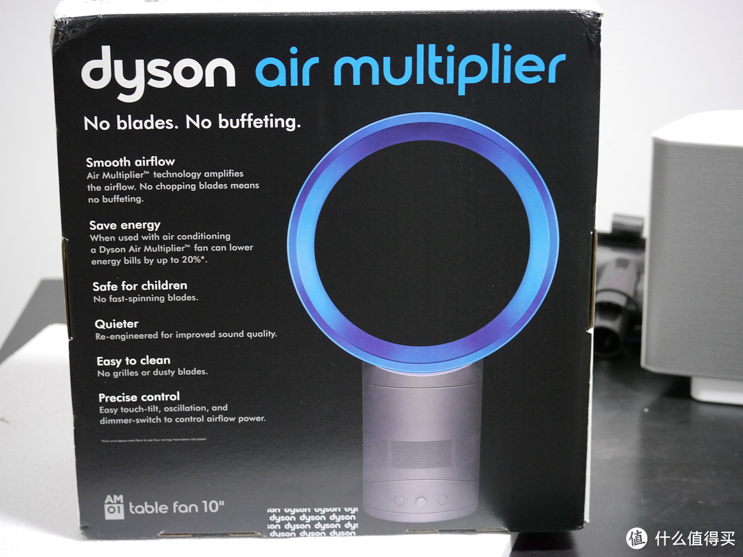 Dyson 戴森 AM01 经典 无叶电风扇 + Digital Slim 手持式吸尘器 DC44，与DC35简单比较