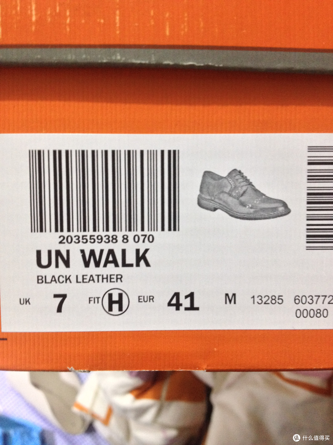 Clarks 其乐 Un Walk 男款正装鞋 203559388,重点说尺码