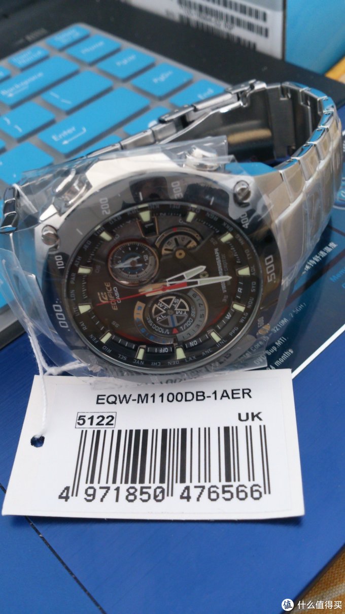 CASIO 卡西欧 EQW-M1100DB 机械迷城 男款赛车腕表,附拆表带及简单设置教程