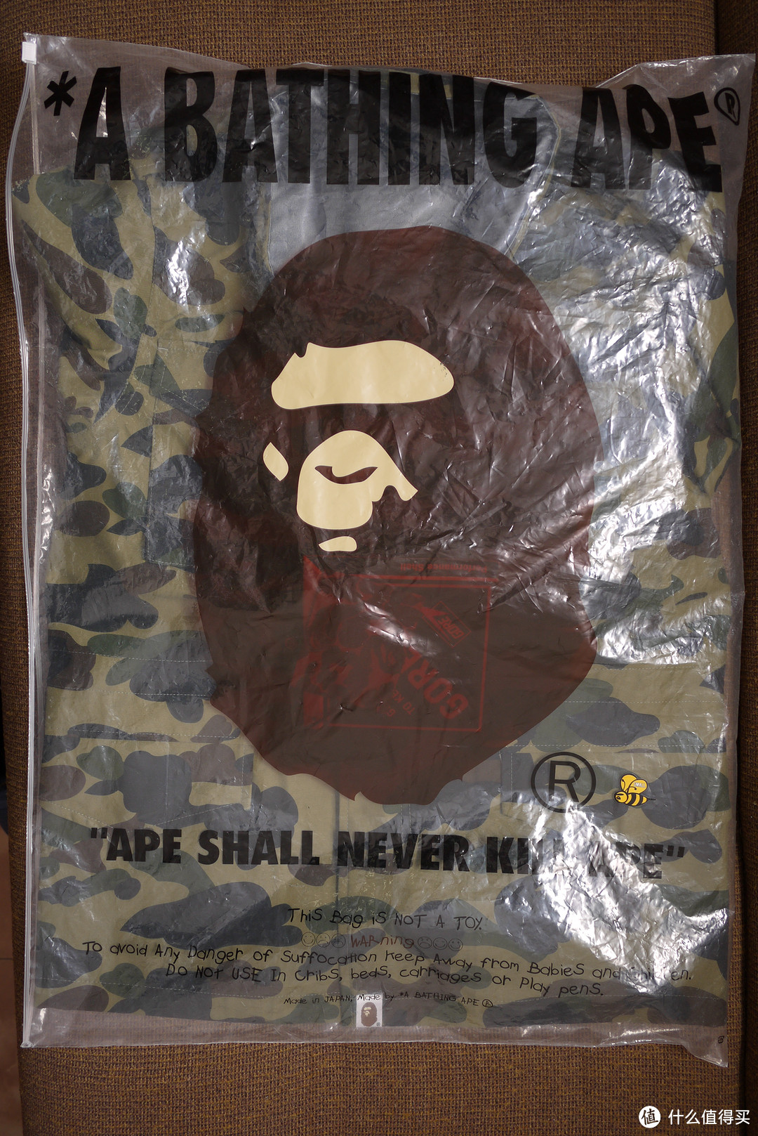 排骨男的选择：潮牌 BAPE M65 GORE-TEX 冲锋衣