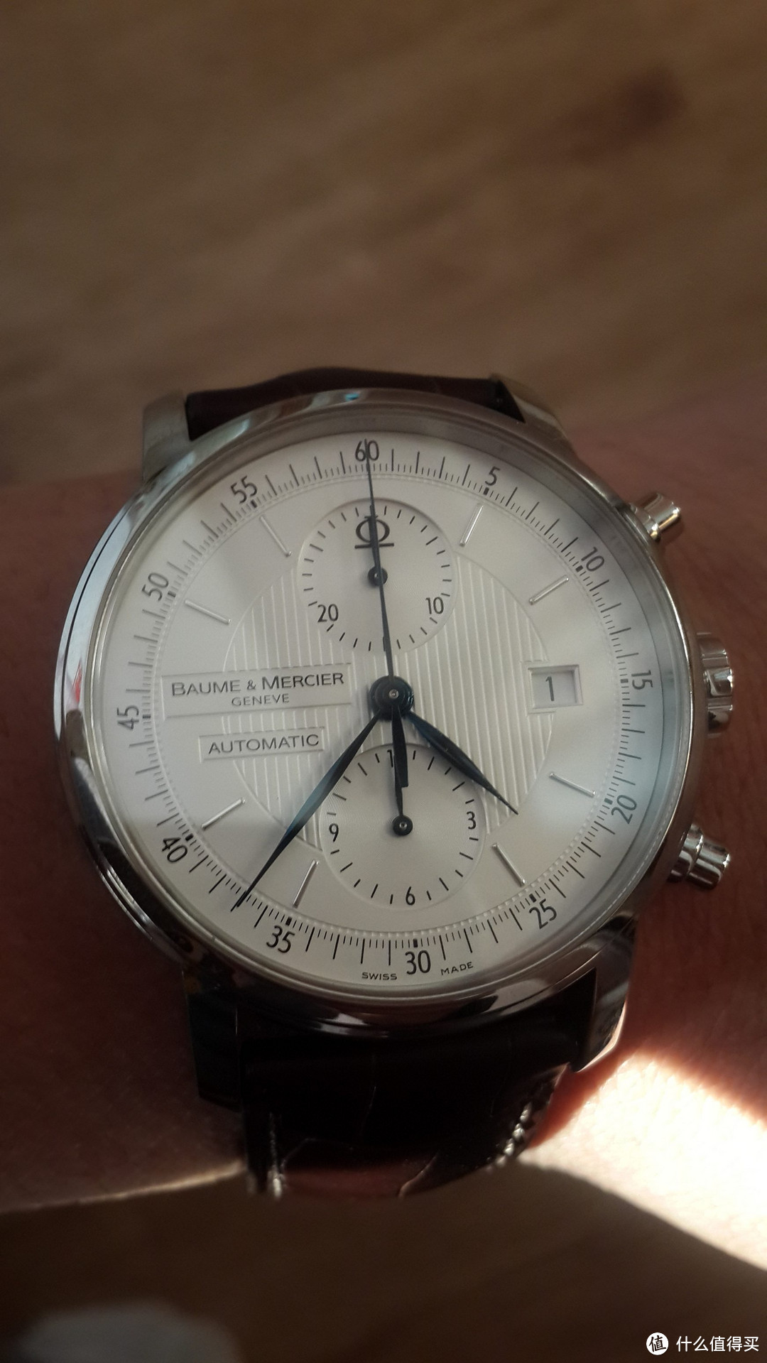 Baume & Mercier 名士 Classima 克莱斯麦系列 男款 自动机械 计时腕表 8692，光荣的被税