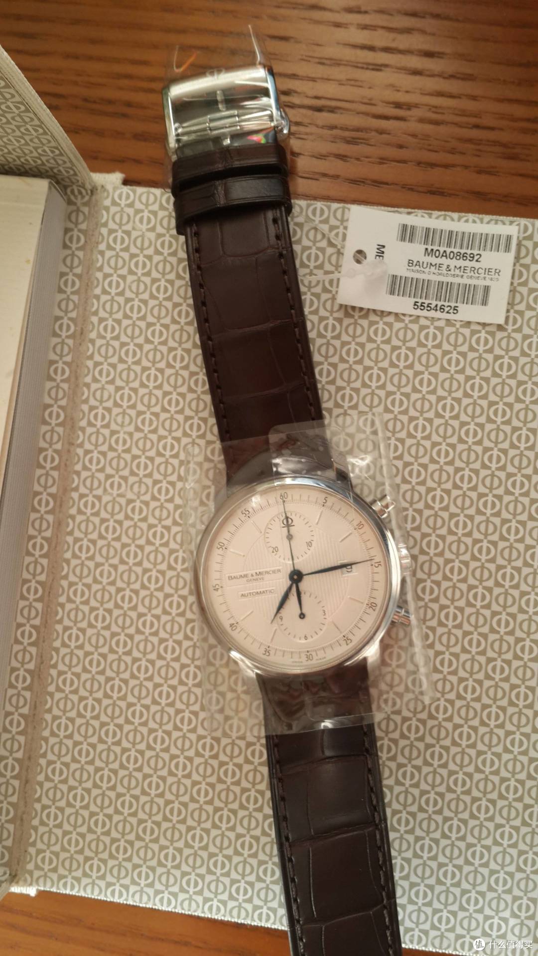 Baume & Mercier 名士 Classima 克莱斯麦系列 男款 自动机械 计时腕表 8692,光荣的被税