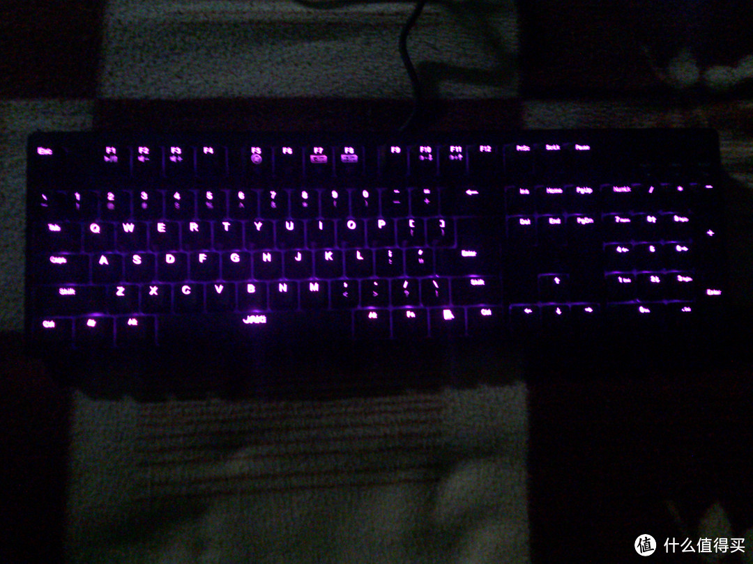 买箱子送键盘——JAKI JD003 机械键盘 紫色背光茶轴