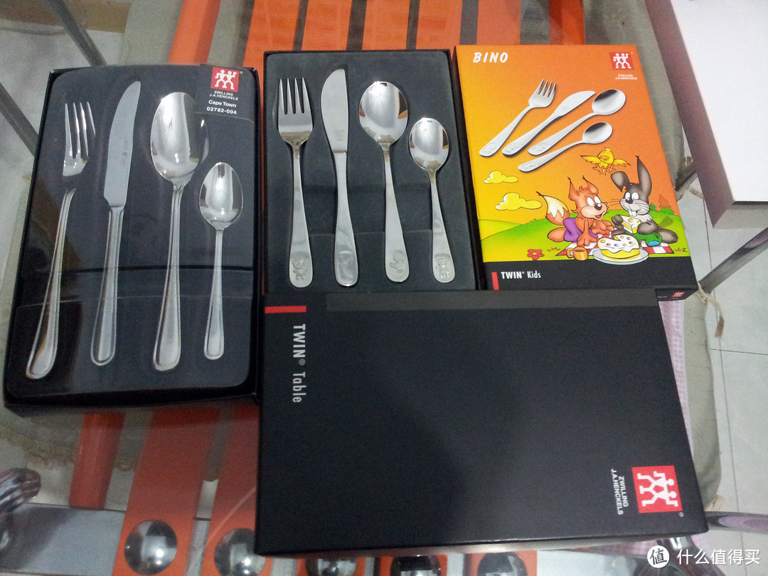 Zwilling 双立人 开普敦系列 西餐具4件套 02782-004 + 比诺家族 儿童西餐具套装 07009-210